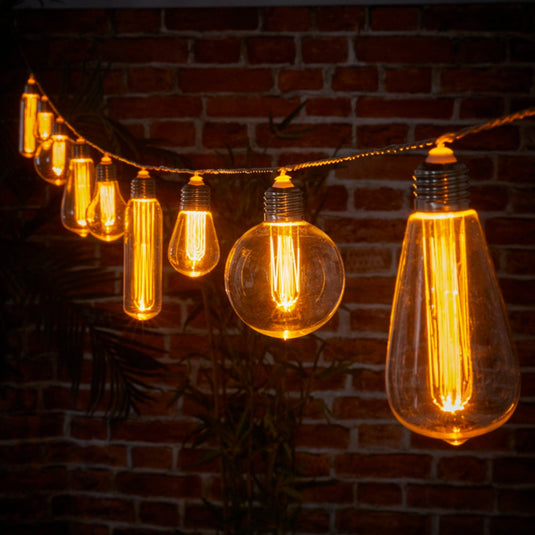 10 Connectable Mixed Bulb String