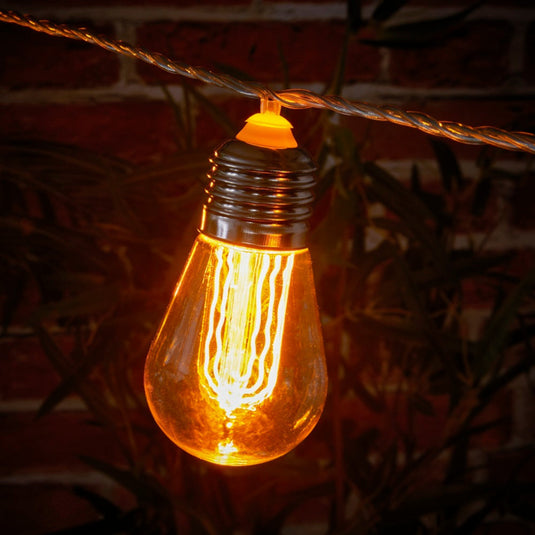 10 Edison Bulb String