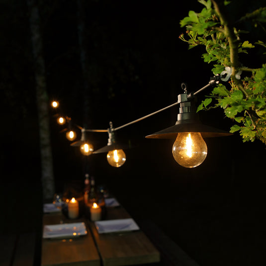 6 Battery Operated Saucer Festoon Lights