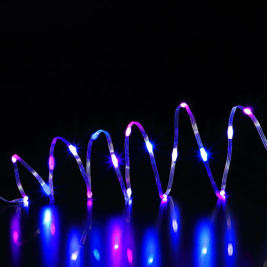 200 Pastel Flexi Wire Lights With Clear Cable