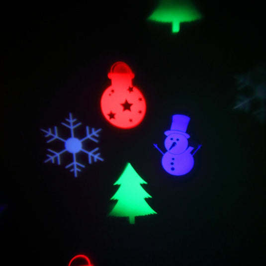 Snowman LED Candle Projector