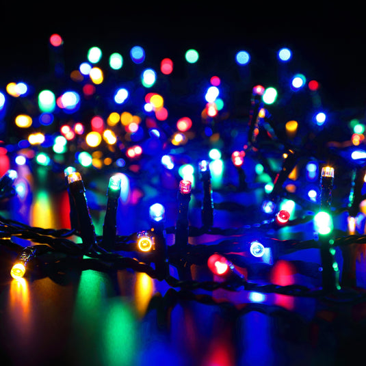 720 Multicolour Multifunction Décor Tree Lights with Green Cable