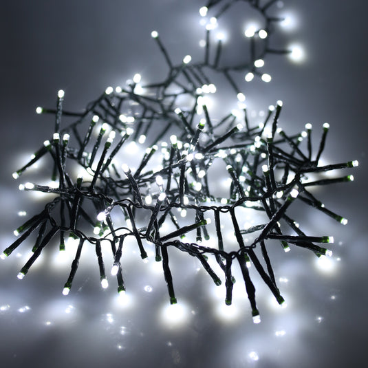 360 White Multifunction Cluster Lights with Green Cable